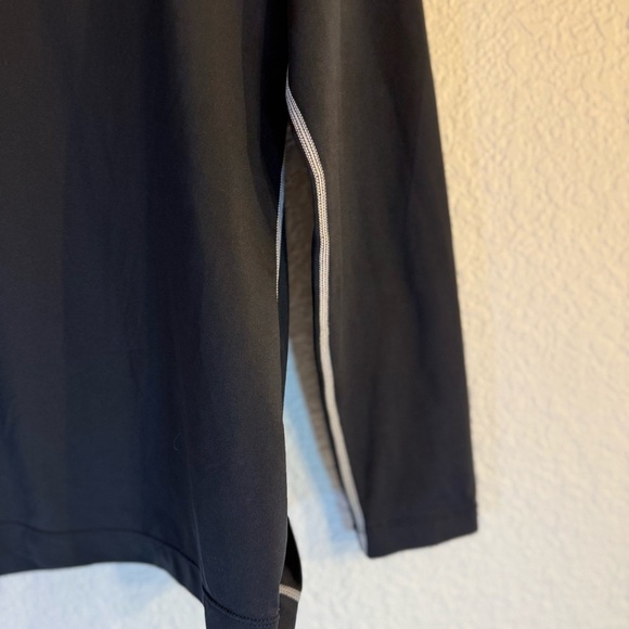 Nike Golf Mens Tour Performance Mock Neck Shirt L Black Long Sleeve Dri-Fit - Picture 3 of 9